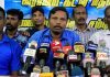 இந்திய-இலங்கை மீனவர் சர்ச்சை: கடலில் கறுப்புக் கொடி போராட்டம்